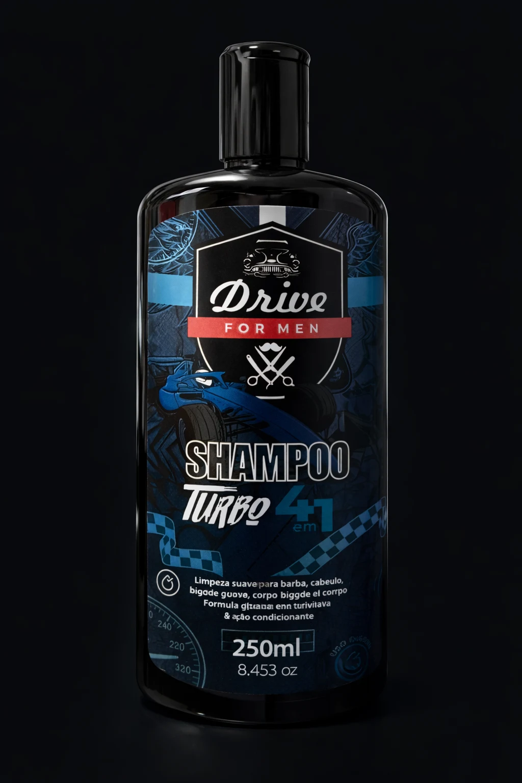 Shampoo Turbo 4 em 1 Drive For Men 250 ml